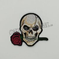 12_calavera con rosa_B 12_calavera con rosa_B